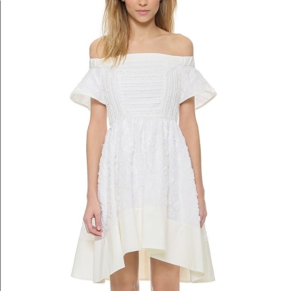 Tibi Dresses & Skirts - Tibi NEW off the shoulder textured mini dress 👗 4